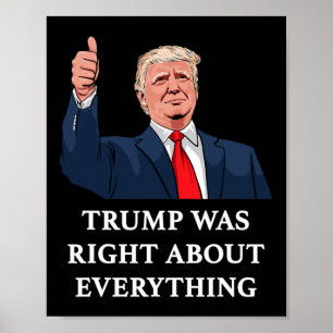 Trump hatte bei allem recht 10  poster