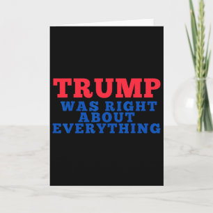 Trump hatte in allem recht _2 karte