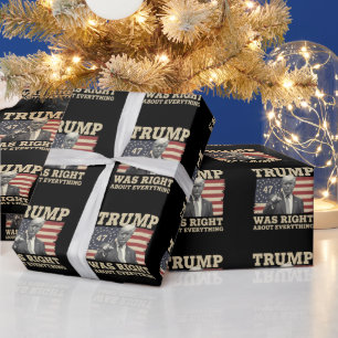 Trump hatte in allem recht USA Amerika Geschenkpapier