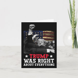 Trump hatte in Bezug auf alles, was Donald Trump 2 Karte