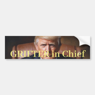 Trump Hauptbetrüger Autoaufkleber