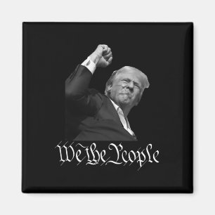Trump hebt die Faust des Volkes auf Magnet