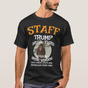 Trump Hegseth Drive-Thru EPSTEIN-Akte Bestechungsf T-Shirt