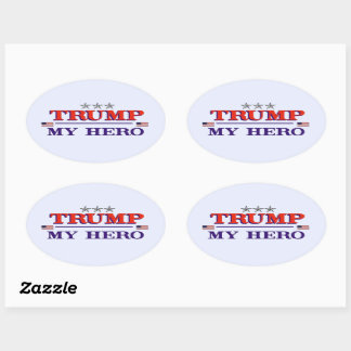 TRUMP Hero Oval Aufkleber