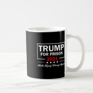 Trump hinter Gitter Anti-Trump-Politisches  Kaffeetasse