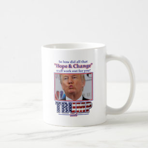 Trump - Hoffnung und Wandel Kaffeetasse