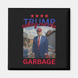 Trump holt den Garbyge 2024 aus, der lustige Trump Magnet