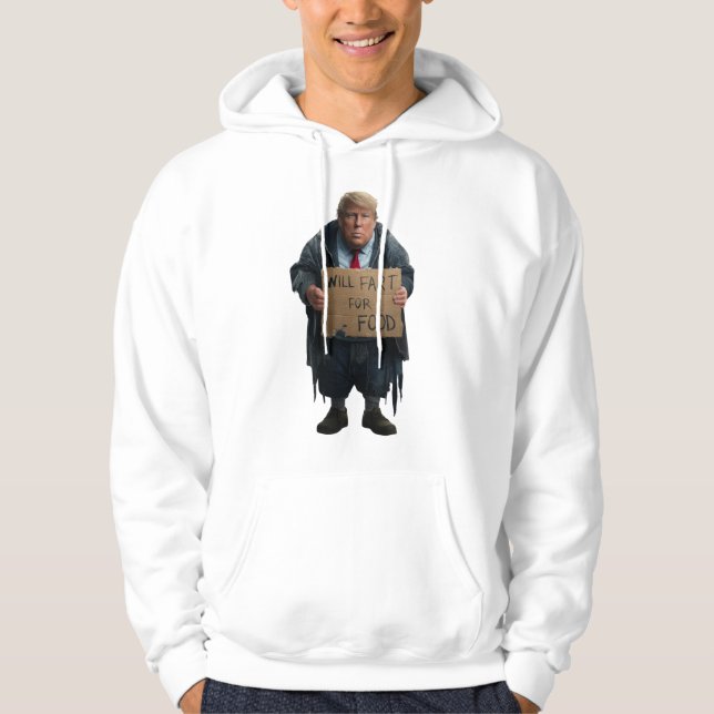 Trump Homeless Hoodie (Vorderseite)