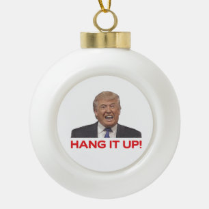 Trump, hör auf! keramik Kugel-Ornament