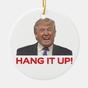 Trump, hör auf! keramik ornament