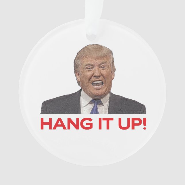 Trump, hör auf! ornament (Vorderseite)