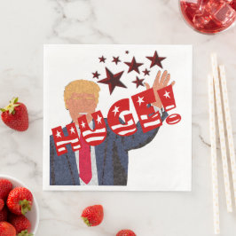 Trump HUGE Celebration Milestone Party Serviette