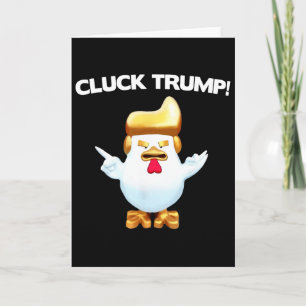 Trump Huhn Gackert Trump Lustig Karte