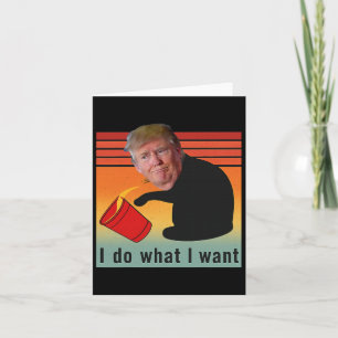 Trump I tue, was ich Wollte Funny Economy Stocks P Karte