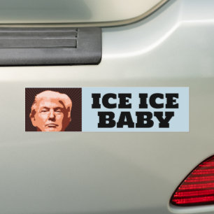 TRUMP ICE ICE BABY-AUFKLEBER AUTOAUFKLEBER