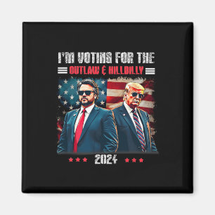 Trump, ich stimme für den Gesetzlosen und Hillbill Magnet