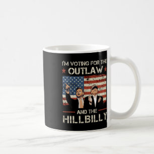 Trump, ich stimme für den Outlaw und Hillbilly Tru Kaffeetasse
