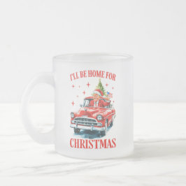 Trump, ich werde zu Weihnachten Zuhause sein, Funn Mattglastasse