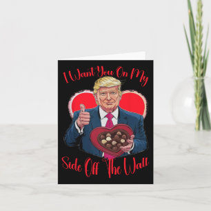 Trump Ich Will Dich Auf Meiner Seite Der Mauer Tru Karte