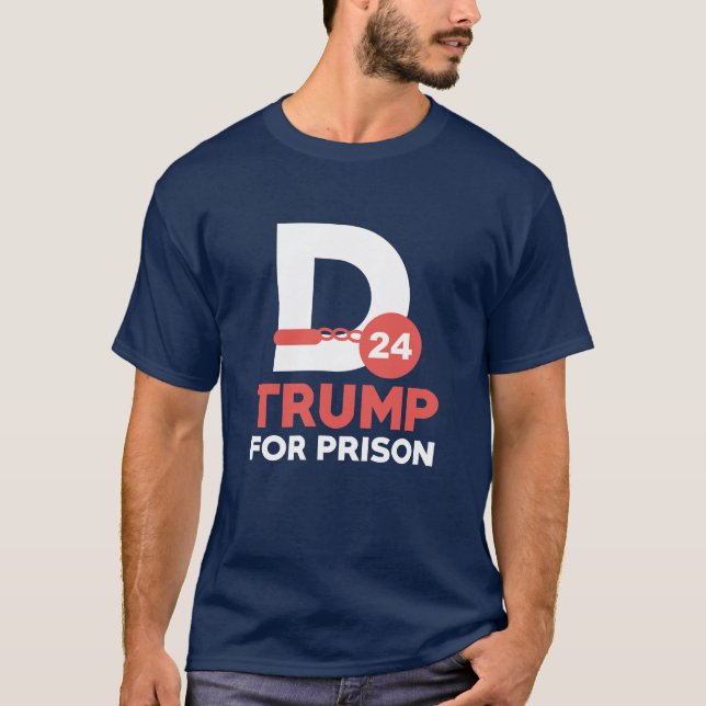 Trump im Gefängnis 2024 T-Shirt (Vorderseite)