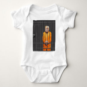 Trump im Gefängnis Baby Jersey Bodysuit Baby Strampler