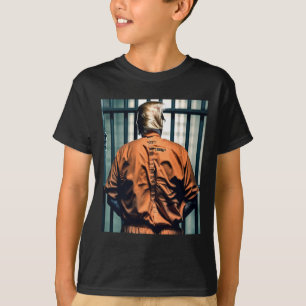 Trump im Gefängnis Orange Jumpsuit Hand Cuffy Guil T-Shirt