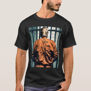 Trump im Gefängnis Orange Jumpsuit Hand Cuffy Guil T-Shirt