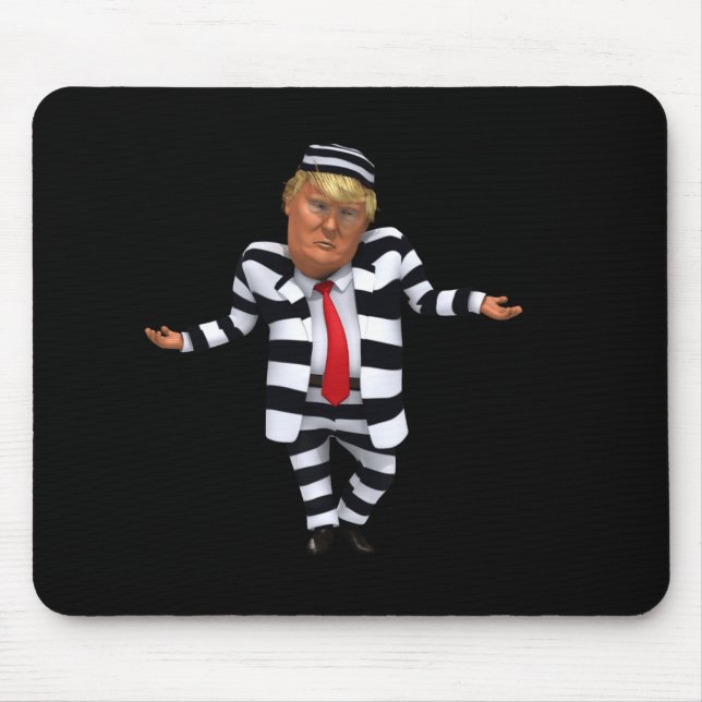 Trump im Gefängnis Wear Mousepad (Vorne)