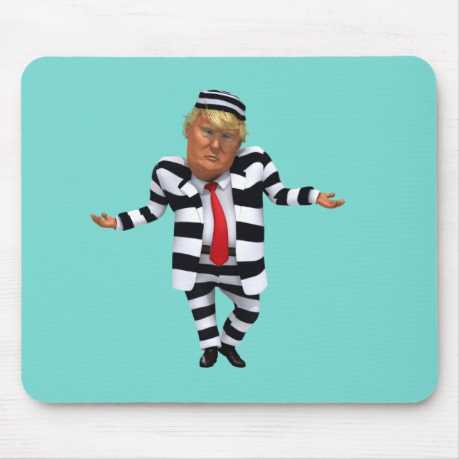 Trump im Gefängnis Wear Mousepad (Vorne)