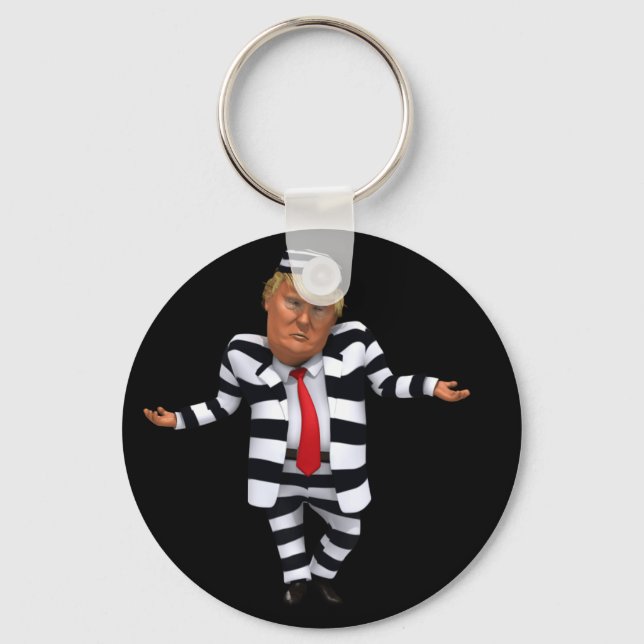 Trump im Gefängnis Wear Schlüsselanhänger (Vorderseite)
