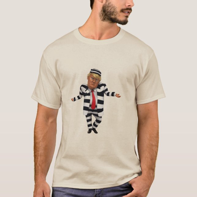 Trump im Gefängnis Wear T-Shirt (Vorderseite)
