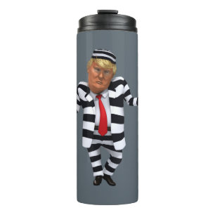 Trump im Gefängnis Wear Thermosbecher