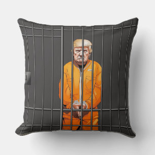 Trump im Hagelwirbel 20" x 20" Kissen