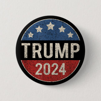 Trump im Jahr 2024 Wiederwahl-Wahlkampfteam wählt  Button