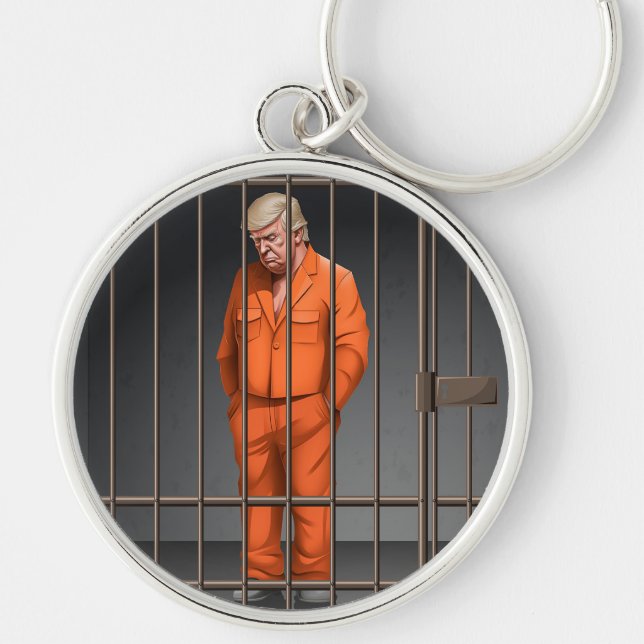 Trump im Schlüsselanhänger der Gefängnisrunde (Vorne)