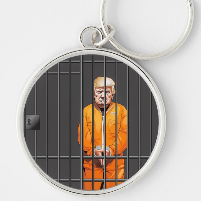 Trump im Schlüsselanhänger der Gefängnisrunde (Vorne)