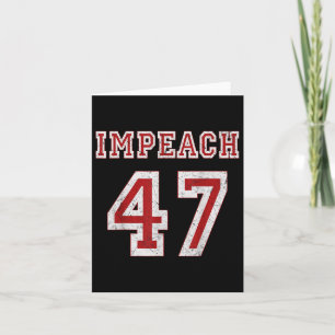 Trump impeach 47 Anti Trump 8647 President - Black Karte