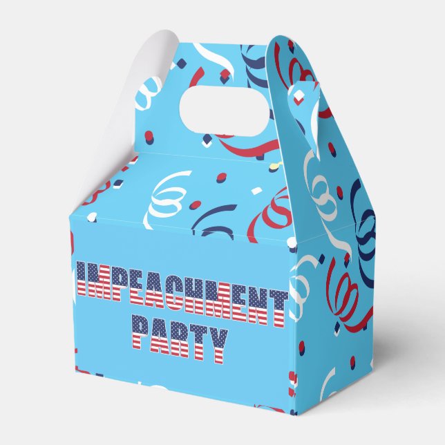 Trump Impeachment Party Geschenkschachtel (Rückseite)