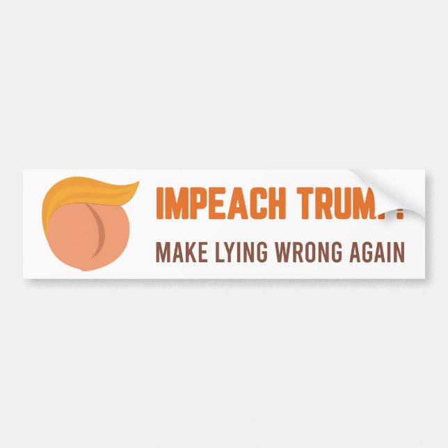 Trump implizieren - Lügen wieder falsch machen Autoaufkleber (Vorne)