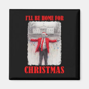 Trump in der Weihnachtsmannmütze werde ich für Wei Magnet