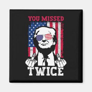 Trump Ination Versuch Trump 2024 Sie zweimal vermi Magnet