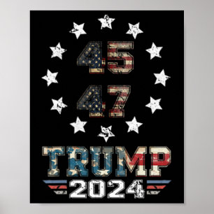 Trump Ination Versuch Trump 2024 Sie zweimal vermi Poster