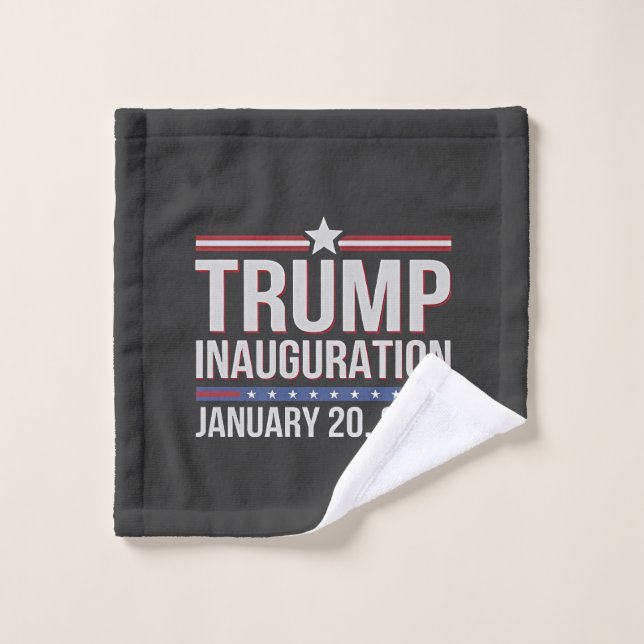 Trump inauguration Day January 2025 President  (Gant de toilette)