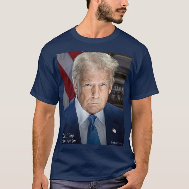 Trump Inauguration Foto T-Shirt (Vorderseite)