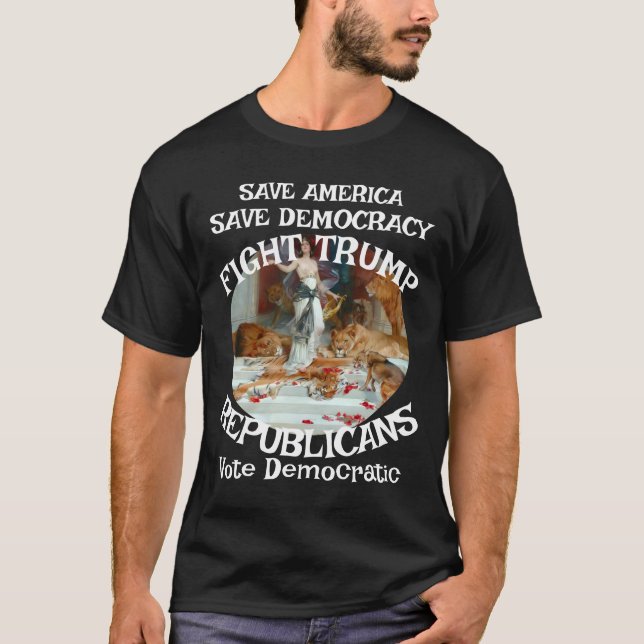 Trump Inflation Spiegelung T-Shirt (Vorderseite)