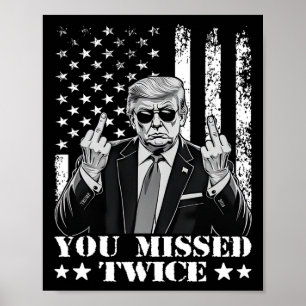 Trump-Inflationsversuch Trump 2025 Sie haben zweim Poster