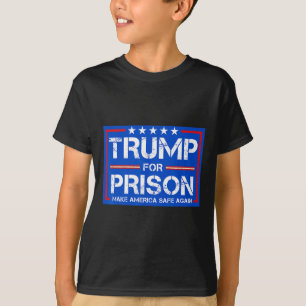 Trump ins Gefängnis 2025 Lustiger Trump 2 T-Shirt