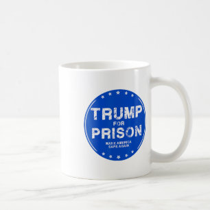 Trump ins Gefängnis 2025 Lustiger Trump  Kaffeetasse