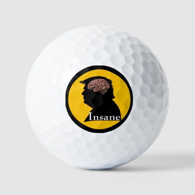 Trump/Insane Golfball (Vorderseite)