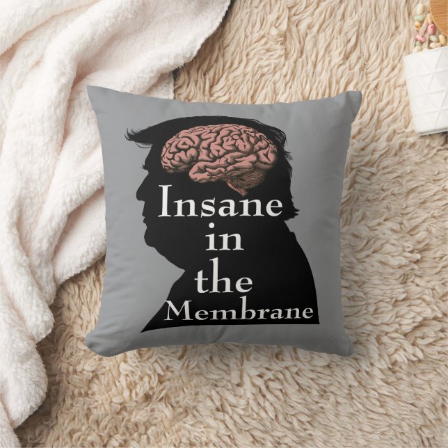 Trump/Insane-Throw-Kissen Kissen (Decke)